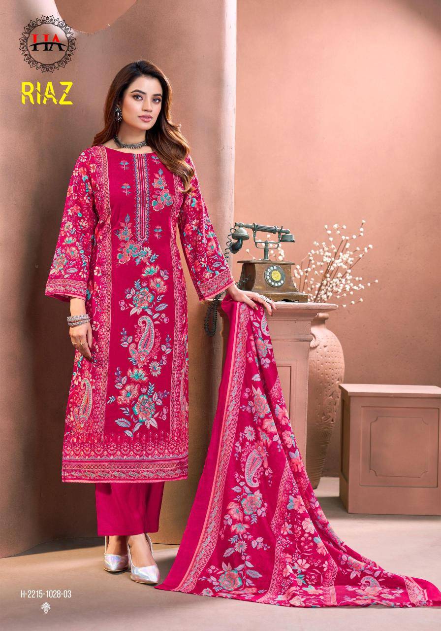 Alok suit riaz Unstitched dress materials